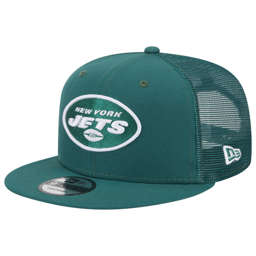 

New Era New Era Jets 950 Evergreen Trucker Hat - Adult Green/White Size One Size