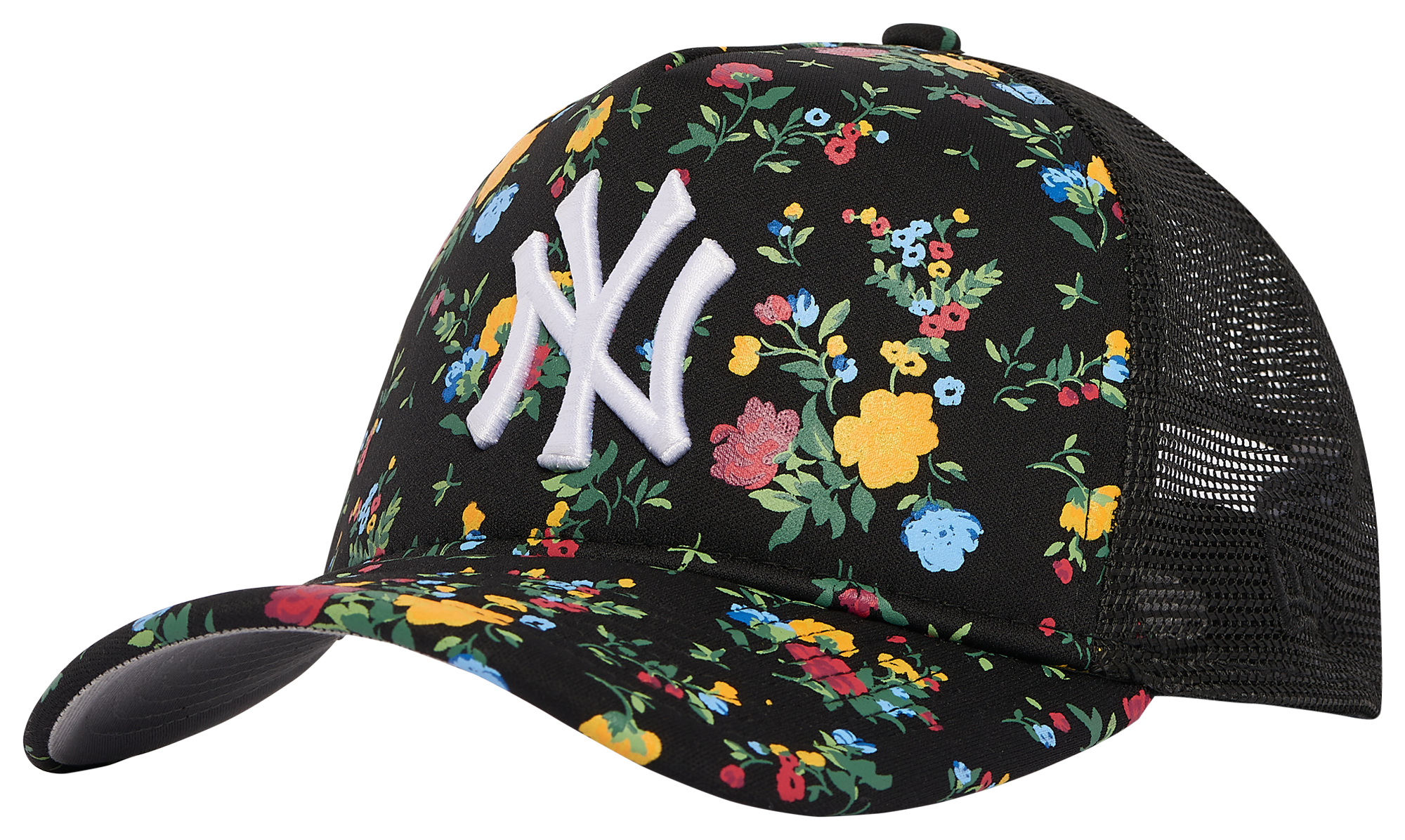 New Era Yankees A Frame Floral Trucker Cap