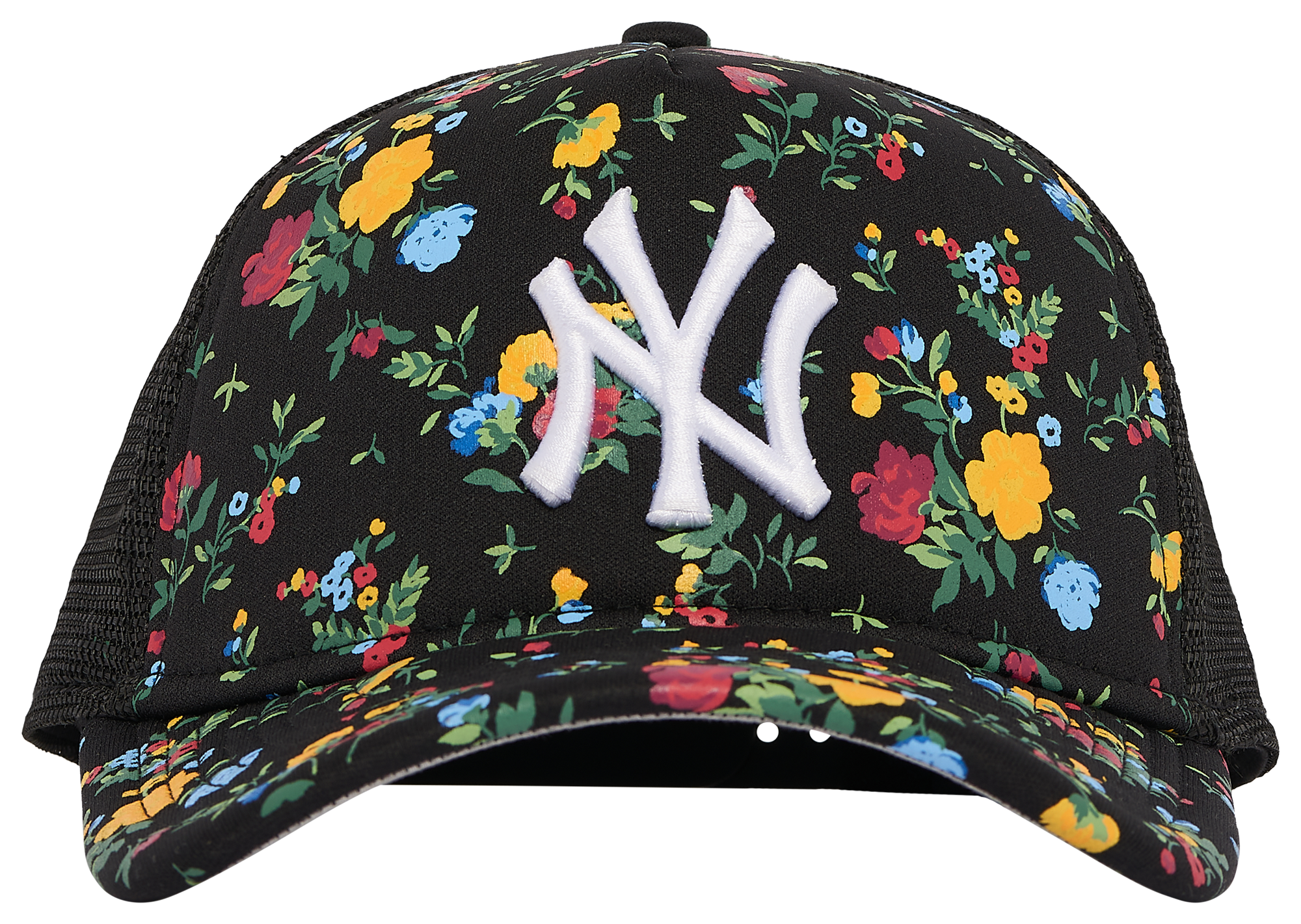 New Era Yankees A Frame Floral Trucker Cap