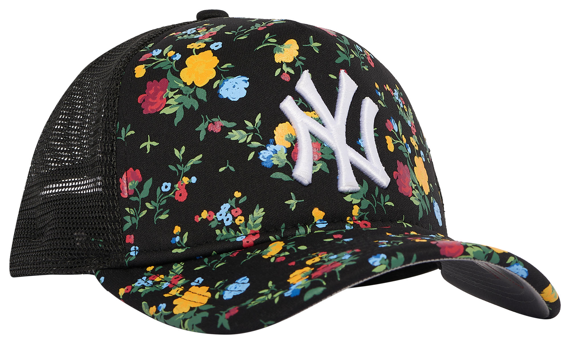 New Era Yankees A Frame Floral Trucker Cap