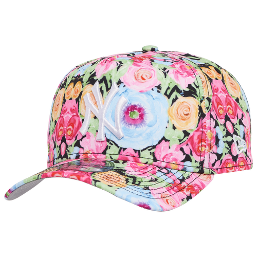 New Era Mens New York Yankees  Yankees A Frame A/o Floral Adjustable Cap In Multi/black