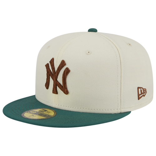 

New Era Mens New York Yankees New Era Yankees 5950 Camp 16753 - Mens White/Green Size 7