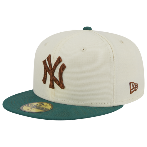 

New Era Mens New Era Yankees 5950 Camp 16753 - Mens White/Green Size 7