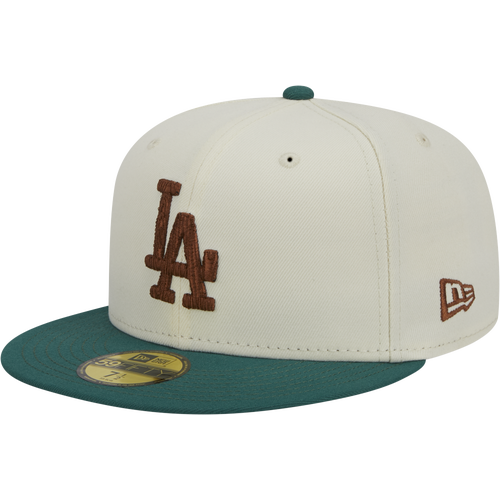 

New Era Mens New Era Dodgers Camp SP Cap - Mens White/Green Size 7