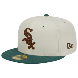 Men's - New Era White Sox Camp SP Cap - White/Green