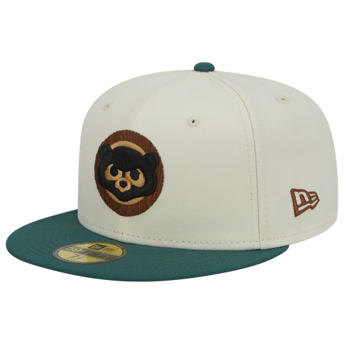 New Era Chicago Cubs  Cubs 5950 Camp 16753 Cap In Tan/multi