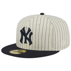 Men's - New Era Yankees Retro Script Cap - White/Blue