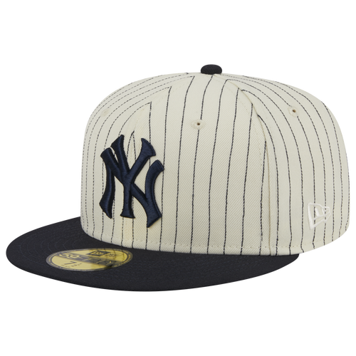 

New Era Mens New Era Yankees Retro Script Cap - Mens White/Blue Size 7