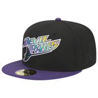 Men's Tampa Bay Rays '47 White/Black Apollo Two-Tone Clean Up Snapback Hat