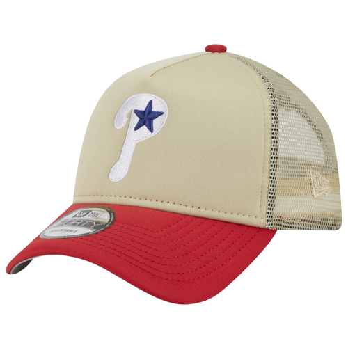 

New Era New Era Phillies 940AF All Day 16968 Cap - Adult Tan/Red Size One Size