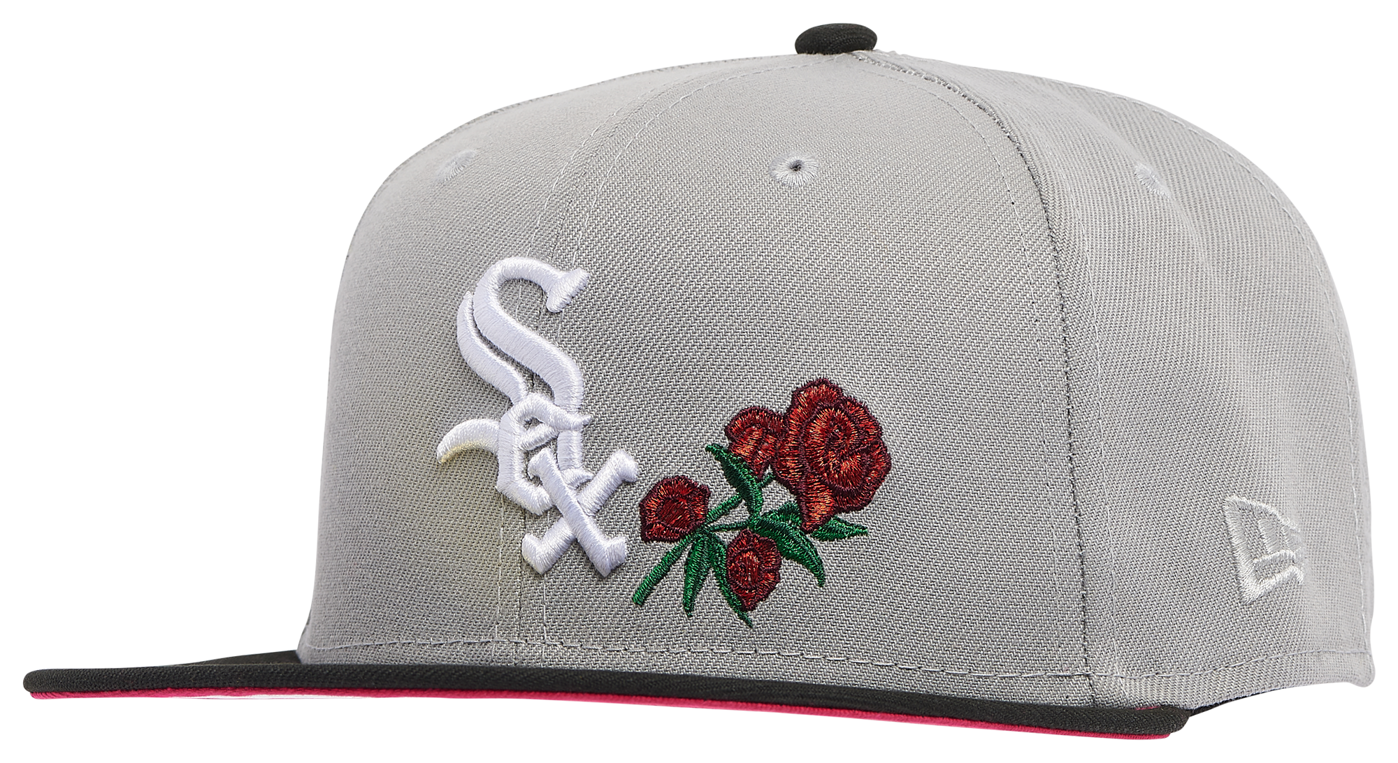 New Era White Sox Two Tone Side Patch Rose Fitted Cap
