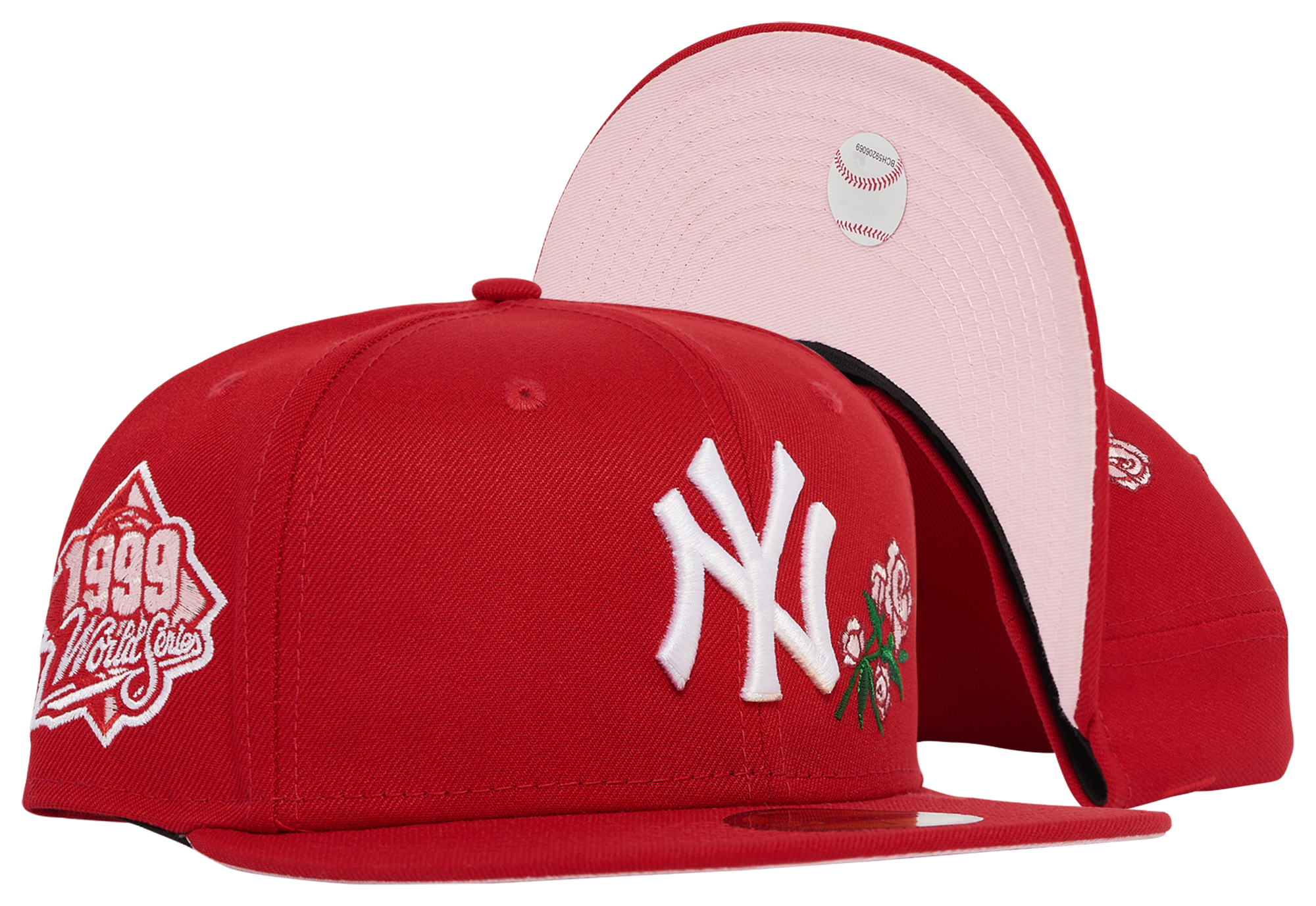 Red yankees cheap baseball cap