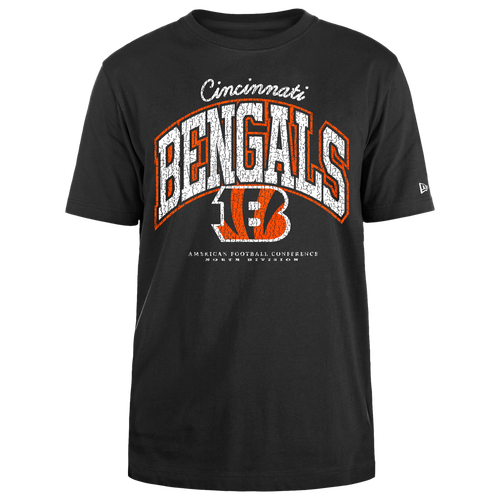 

New Era Mens New Era Bengals Crackle T-Shirt - Mens Black/Black Size XXL
