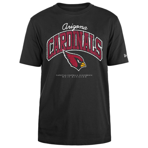 

New Era Mens New Era Cardinals Crackle T-Shirt - Mens Black/Black Size L