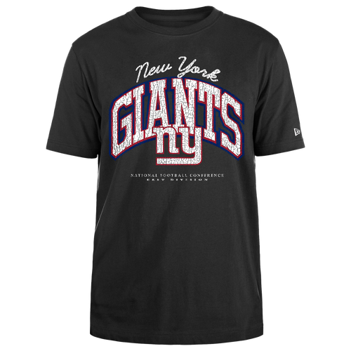 

New Era Mens New Era Giants Crackle T-Shirt - Mens Black/Black Size XL