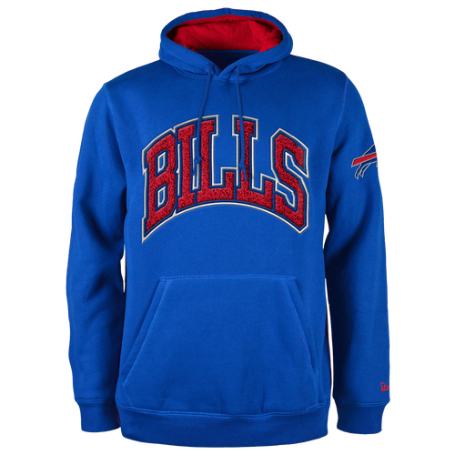 New Era Mens  Bills Chenille Hoodie In Blue/blue