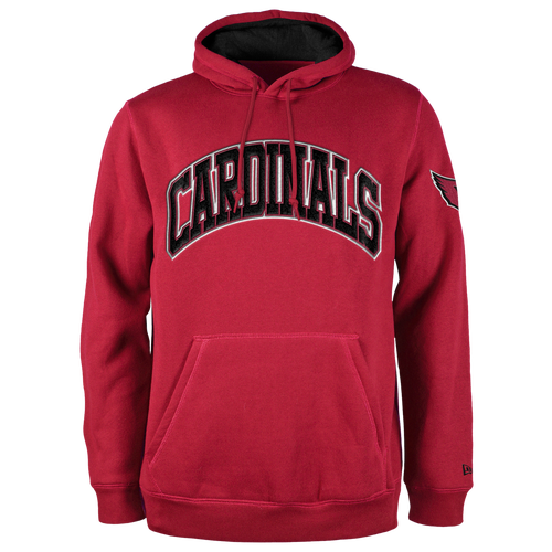 

New Era Mens New Era Cardinals Chenille Hoodie - Mens Red/Red Size L