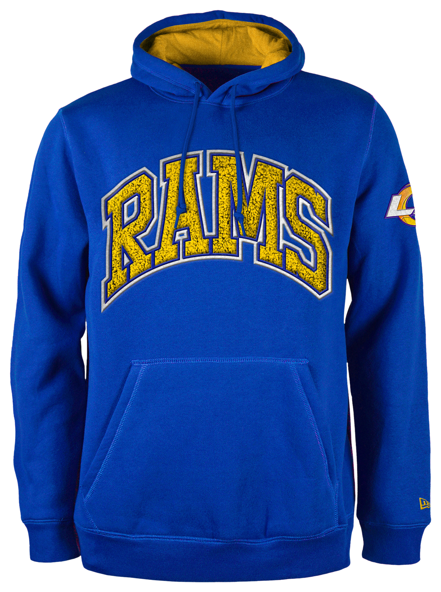 New era NFL Team Logo Los Angeles Rams Hoodie Blue