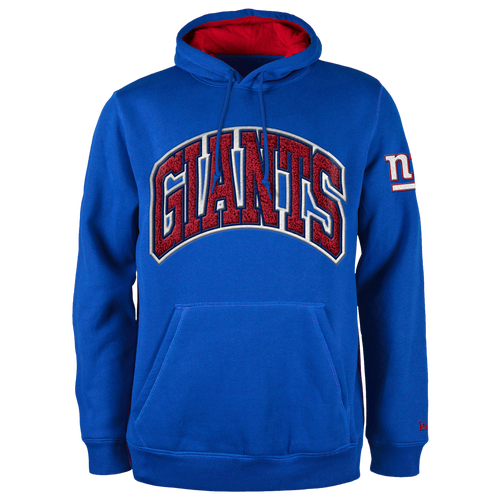 

New Era Mens New Era Giants Chenille Hoodie - Mens Blue/Blue Size M