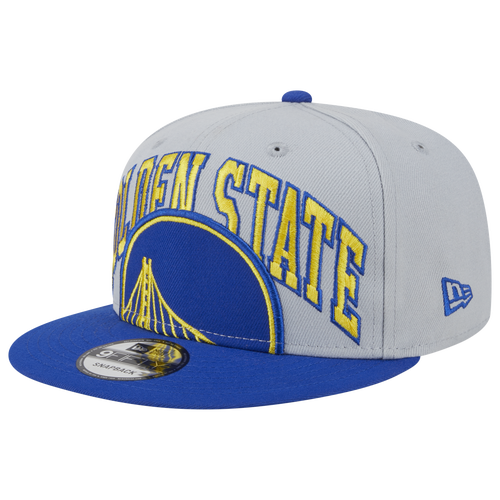 

New Era Mens Golden State Warriors New Era Warriors Tip-Off Snapback - Mens Gray/Blue Size One Size