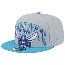 Men's - New Era Hornets Tip-Off Snapback - Gray/Teal