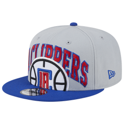 Men's - New Era Clippers Tip-Off Snapback - Gray/Blue