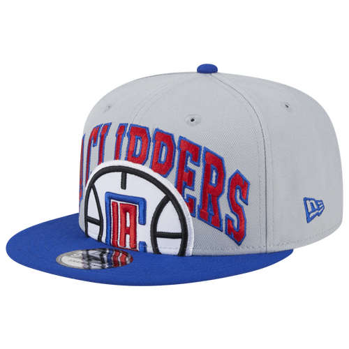 

New Era Mens Los Angeles Clippers New Era Clippers Tip-Off Snapback - Mens Gray/Blue Size One Size