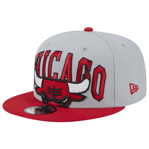 

New Era Mens Chicago Bulls New Era Bulls Tip-Off Snapback - Mens Gray/Red Size One Size