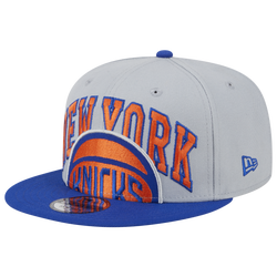 Men's - New Era Knicks Tip-Off Snapback - Gray/Blue