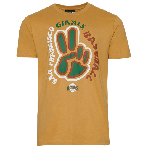 

New Era Mens San Francisco Giants New Era Giants Camp T-Shirt - Mens Brown/Brown Size S