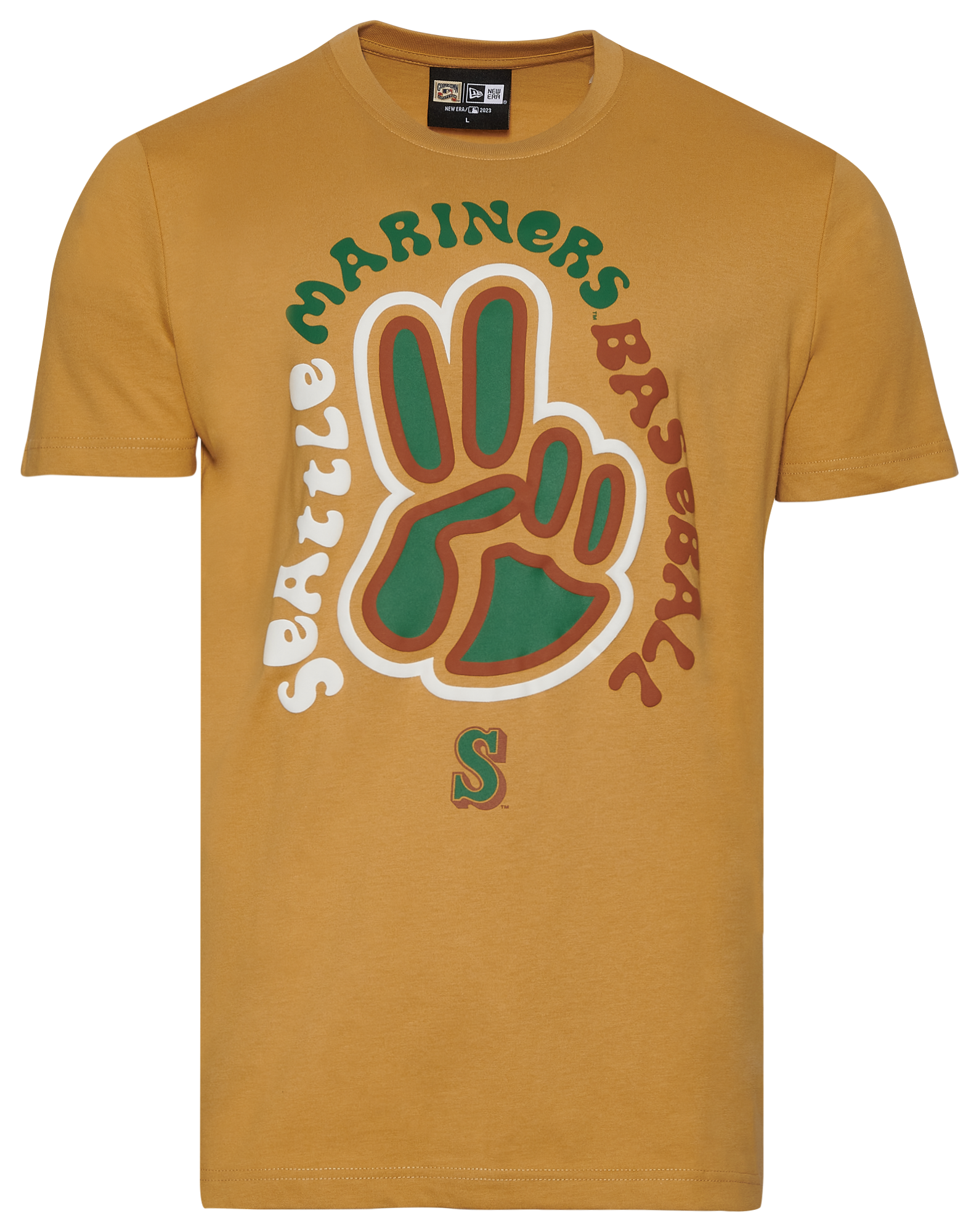 New Era Mariners Camp T-Shirt