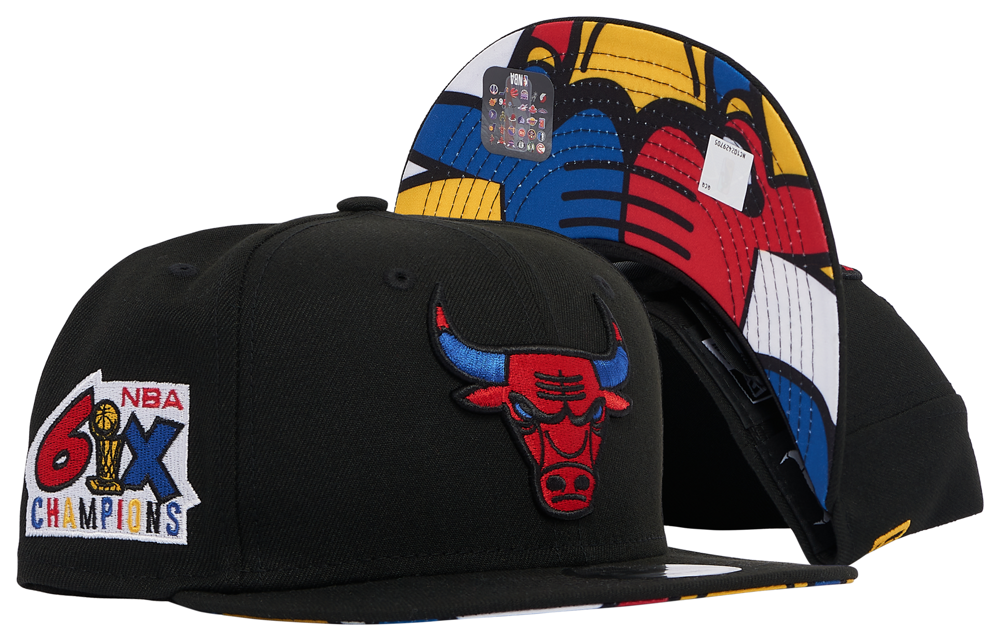 Chicago Bulls The Golfer Snapback 2-Tone Contrast Chrome White