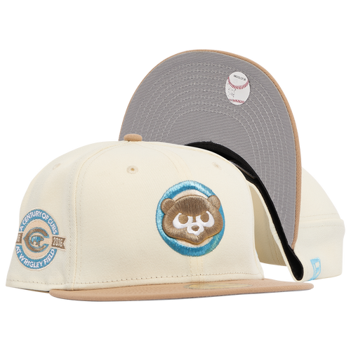 

New Era Mens Chicago Cubs New Era Cubs Two Tone City Icon Fitted Cap - Mens White/Tan Size 7