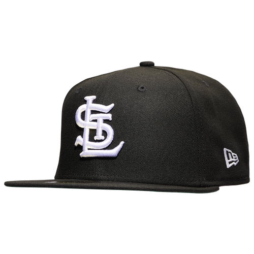 

New Era Mens St. Louis Cardinals New Era Cardinals Laurel SP Fitted Cap - Mens Black/White Size 7