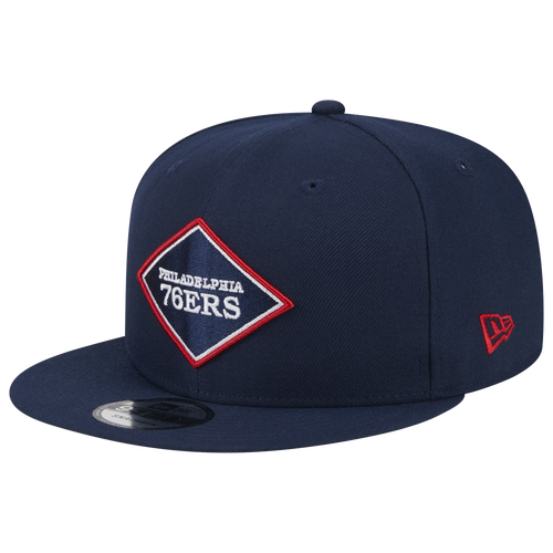 

New Era Mens Philadelphia 76ers New Era 76ers City Edition 23 Snapback Cap - Mens Navy/White Size One Size