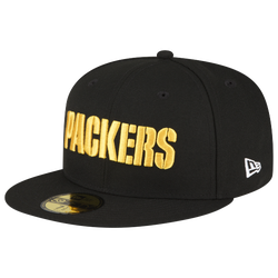 Adult - New Era Packers 5950 Fitted Cap - Black
