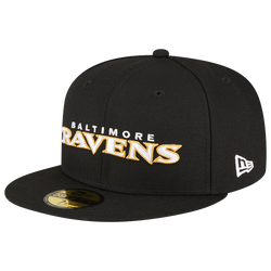 Adult - New Era Ravens 5950 Fitted Cap - Black