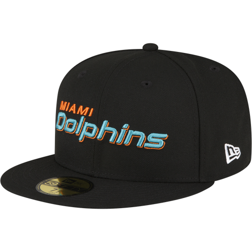 

New Era New Era Dolphins 5950 Fitted Cap - Adult Black Size 7