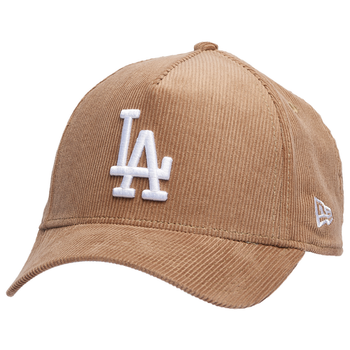 

New Era Mens Los Angeles Dodgers New Era Dodgers Corduroy 9Forty Adjustable - Mens Khaki/White Size One Size