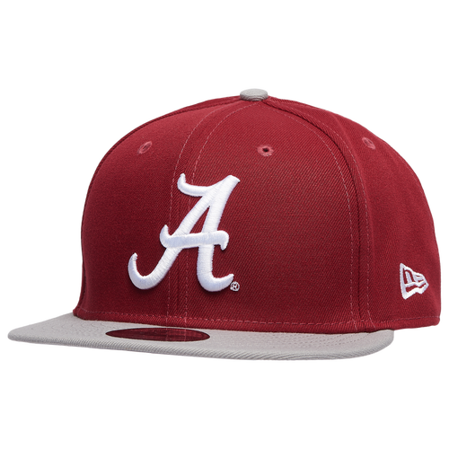 

New Era Mens New Era Alabama Evergreen OTC STM Cap - Mens Red/Grey Size One Size