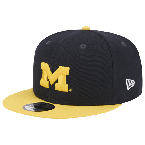 

New Era Mens New Era Michigan Evergreen OTC STM Cap - Mens Navy/Yellow Size One Size