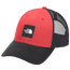 The North Face Casquette de camionneur Box Logo - Pour hommes Rouge/Noir