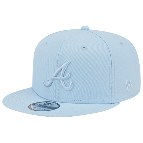 

New Era Mens Atlanta Braves New Era Braves 9Fifty Glacier Tonal Snapback - Mens Carolina/Carolina Size One Size