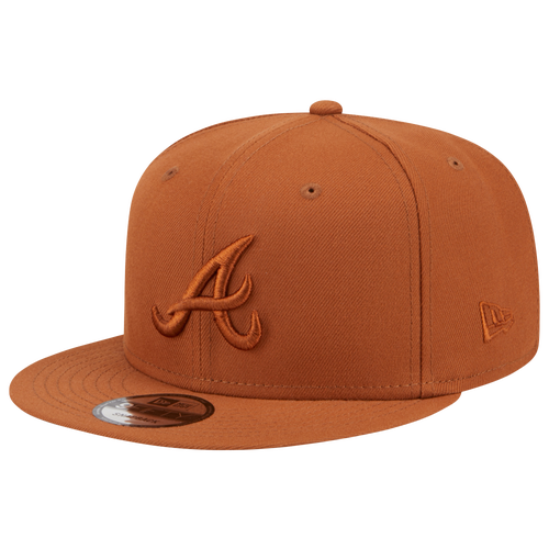 

New Era Mens Atlanta Braves New Era Braves 9Fifty Brown Tonal Snapback - Mens Brown/Brown Size One Size