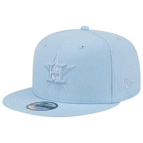 

New Era Mens Houston Astros New Era Astros 9Fifty Glacier Tonal Snapback - Mens Carolina/Carolina Size One Size