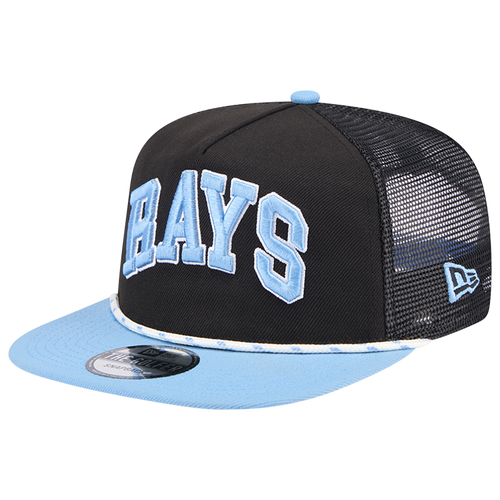 

New Era Mens Tampa Bay Rays New Era Rays Golfer Throwback Snapback - Mens Black/Brown Size One Size