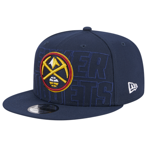 

New Era Mens Denver Nuggets New Era Nugets Draft '23 Snapback - Mens White/Navy Size One Size