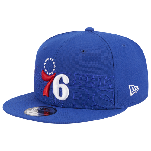 Shop New Era Mens Philadelphia 76ers  76ers Draft '23 Snapback In White/blue