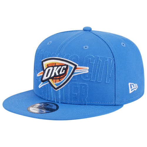 

New Era Mens Oklahoma City Thunder New Era Thunder Draft '23 Snapback - Mens White/Blue Size One Size