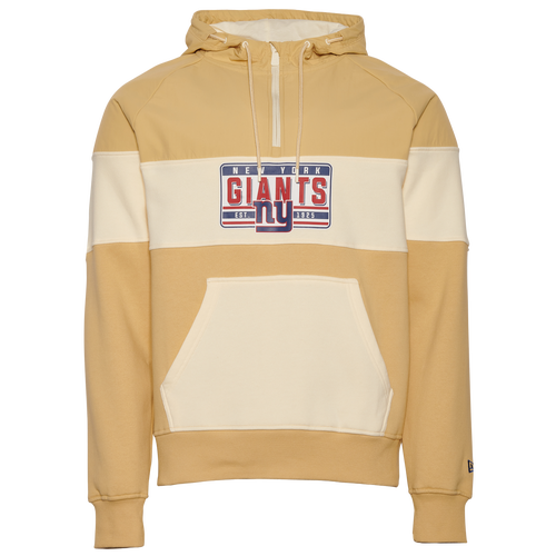 

New Era Mens New York Giants New Era Giants Tag Pullover Hoodie - Mens Wheat Size XL